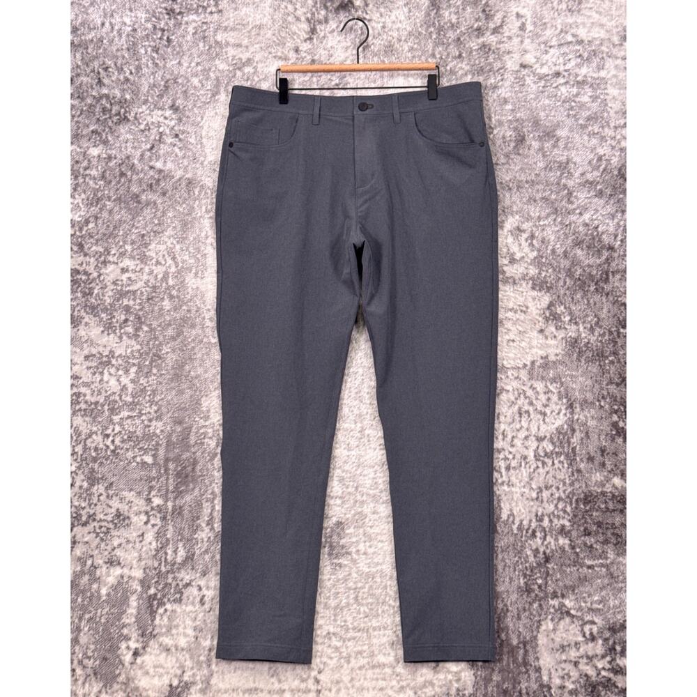Public Rec Dealmaker 5 Pocket Pants 38 x 34 Mens Gray Slim Fit